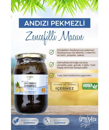 IZMIRATANATURAL Ginger Paste with Molasses 420 Gr - Buy Online on GoSupps.com