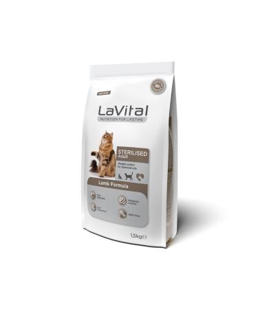 La Vital LaVital Sterilized Lamb Meat Supportive Sterilized Cat Food 12 Kg
