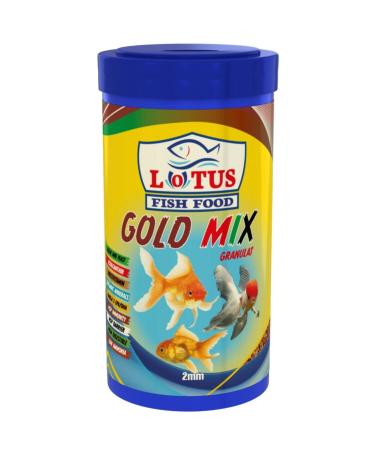 Lotus Gold Mix Granulat 6x100ml Japanese Fish Food and Vitamin