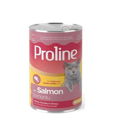 MEDIGARB Proline Adult Cat Food with Salmon and Meat Pieces in Sauce 400 gr