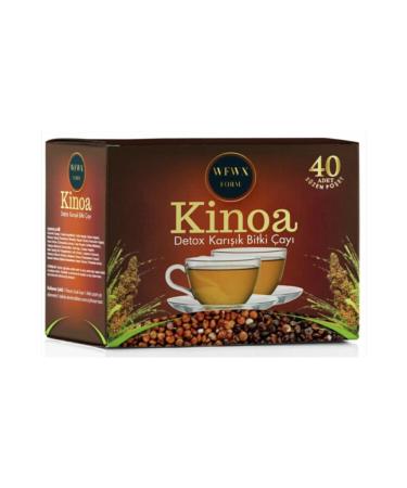 MEW QUINOA TEA Mew Form Life Quinoa Detox 40 Filter Bags 8 Boxes