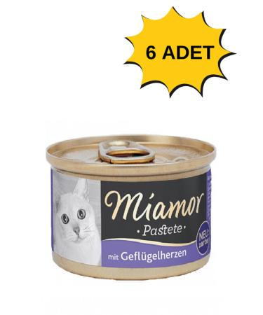 Miamor Pastete Hearty Cat Canned Food 85 GX 6