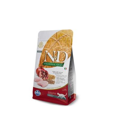 N & D Ancestral Grain Chicken Pomegranate Low Grain Adult Cat Food 5 Kg - Petshopundan