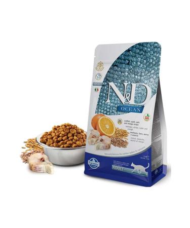 N & D Nd Low Grain Cod Orange Adult Cat Food 1.5 Kg