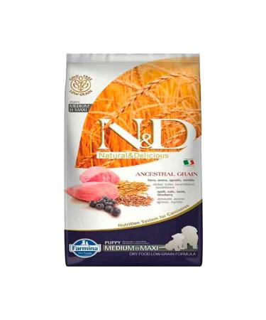 N & D Nd Low Grain Lamb Medium Maxi Puppy Food 2.5 Kg
