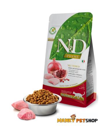 N & D PRIME GRAIN-FREE CHICKEN & POMEGRANATE NEUTRAL ADULT CAT FOOD (1.5 KG)