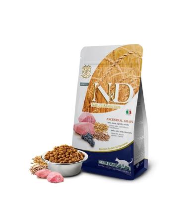 N8D n D Low Grain Lamb Blueberry Adult Dry Cat Food 1.5 Kg