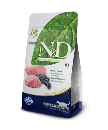 N & D Grain Free Lamb & Blueberry Cat Food 1.5kg