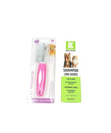 Nanbell Shampoo for Long Haired Cats and Dogs 250 ml + Double Sided Plastic Handle Tow Opener