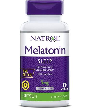 Natrol Melatonin 5mg Time-release 100 Tb. Skt: 30.06.2026
