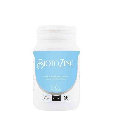 Natur Natur Biotozinc Skin and Fur Health Support for Cats and Dogs 50 Tablets (stt:07/2026)