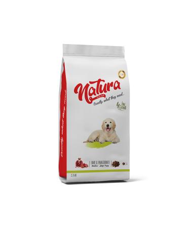 Natura low grain medium large puppy food 2.75kg lamb pomegranate puppy food