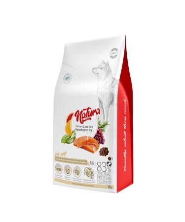 Natura Pet Natura LowGrain Hypoallergenic M/L Adult Dog with Salmon&AloeVera 12Kg