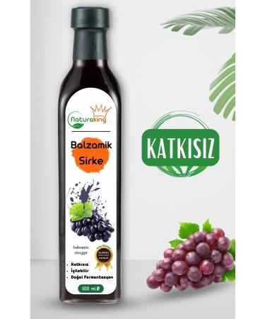 Naturaking Natural Balsamic Vinegar 500 Ml (TRADITIONAL ADDITIVE-FREE)