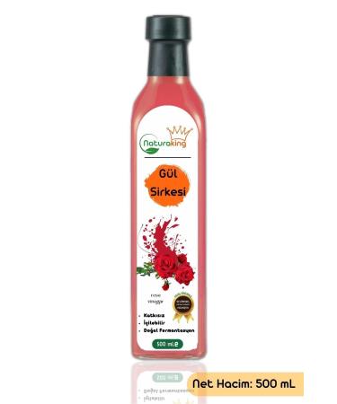 Naturaking Natural Rose Vinegar 500 Ml (TRADITIONAL ADDITIVE-FREE) - Buy Online on GoSupps.com