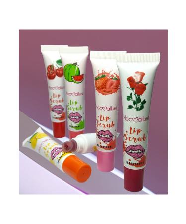 the winner shop MOCMALLUREE Peelable Fruit Flavored Lipstick Strawberry-Peach-Lemon-Rose-Cherry-Watermelon - Buy Online on GoSupps.com