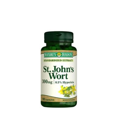 Natures Bounty St. Johns Wort 300 Mg Food Supplement 100 Capsules