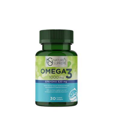 Nature's Supreme Omega 3 1000 Mg 30 Capsules