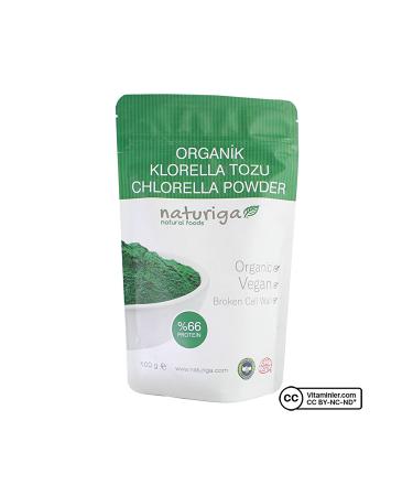 Naturiga Organic Chlorella Powder Chlorella 2 Pack Deal