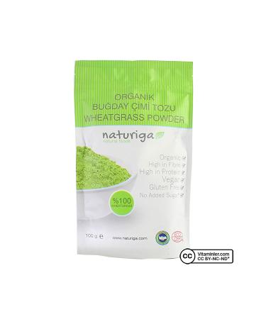 Naturiga Organic Wheat Grass Powder 100 Gr - UNFLAVOURED