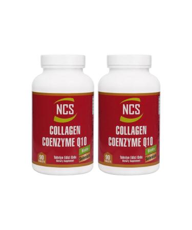 Ncs Hydrolyzed Collagen Coenzyme Q10 Biotin Zinc Selenium 90 Tablets X 2 Pieces