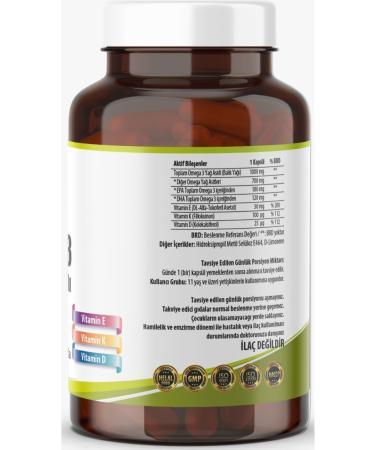 Ncs Lemon Flavored Omega 3 Fish Oil 1000 Mg Vitamin D Vitamin K Vitamin E 60 Softgels 2 Pieces - Buy Online on GoSupps.com