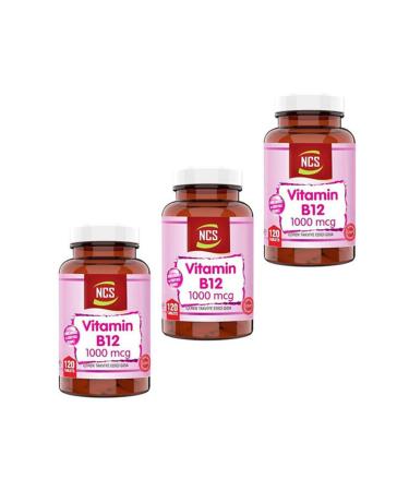 Ncs Vitamin B12 Methylcobalamin 1000 Mcg 120 Tablets 3 Boxes
