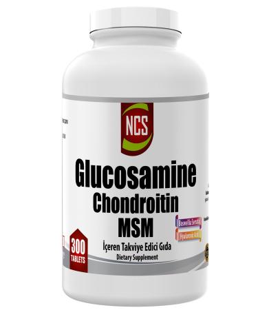 Ncs Glucosamine Chondroitin Msm 300 Tablets Boswellia Serrata Hyaluronic Acid Glucosamine