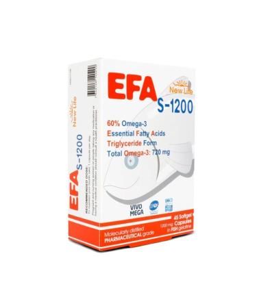 New Life Efa S 1200 Mg 45 Capsules 2 Pieces