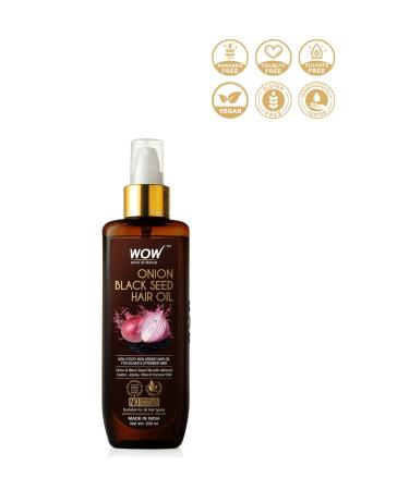 WOW Skin Science Red Onion Hair Oil- 9 Natural INGREDIENTS 200ML
