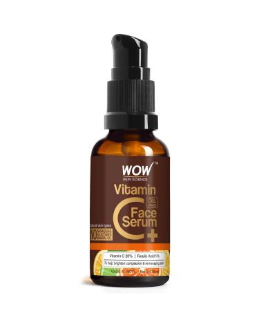 WOW Skin Science Vitamin C+(plus) Skin Serum-Vitamin C Ferulic Acid Brightening Skin Repair 30ml - Buy Online on GoSupps.com
