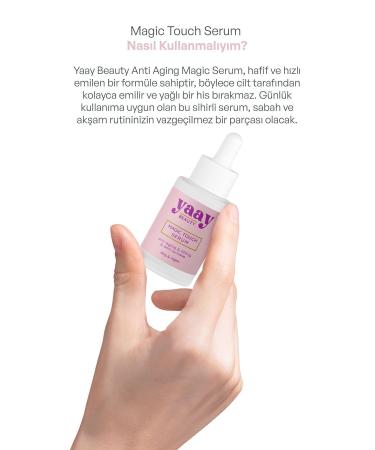 Yaay Beauty Magic Touch Serum Anti Aging Lifting 30 ml Anti Wrinkle - Buy Online on GoSupps.com
