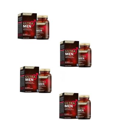 Nutraxin Pine Bark Extract Enriched Ultra Men 60 Tablets*4