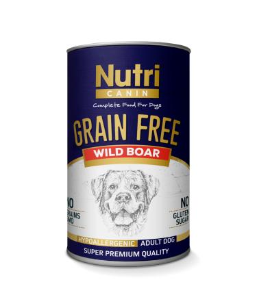 Nutri Canin Grain Free Wild Boar Adult Dog Canned Food 400 Gr