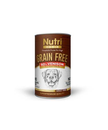 Nutri Canin Grain-Free Venison and Potato Adult Dog Canned Wet Food 400 gr