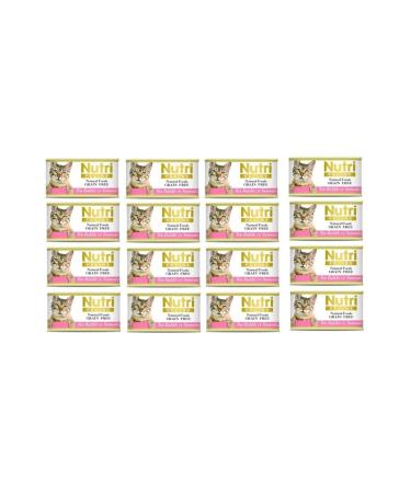 Nutri Feline Tuna and Salmon for Adult Cats 32 Pieces 85gr Grain-Free Wet Food