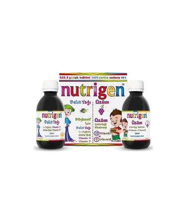 Nutrigen Coffret Fish Oil Syrup Grape Syrup 200 ml 200 ml