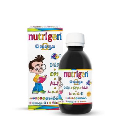 Nutrigen Omega 3 Syrup - Food Supplement Orange Flavored 200ml