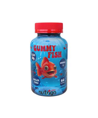 nutrigo Omega-3 Gummy Fish Oil Plus Gummy Fish Oil 60 Pieces Gummies Chewing Gum 600 Mg Omega3 - Buy Online on GoSupps.com