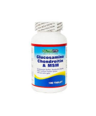 Nutrivita Nutrition Glucosamine Chondroitin Msm 180 Tab.