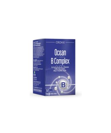 Ocean B Complex 50 Capsules Food Supplement Containing B Group Vitamins