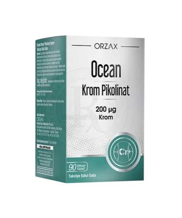 Ocean Chromium Picolinate 200 Mcg 90 Capsules Food Supplement