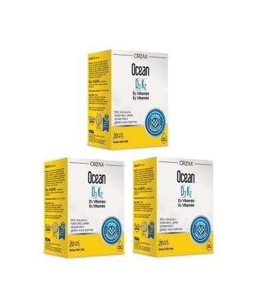 Ocean D3k2 Drops 20 Ml 3 Pack
