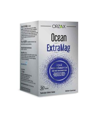 Ocean Extramag 30 Tablets Citrate Malate Bisglycinate Supplementary Food..orzx