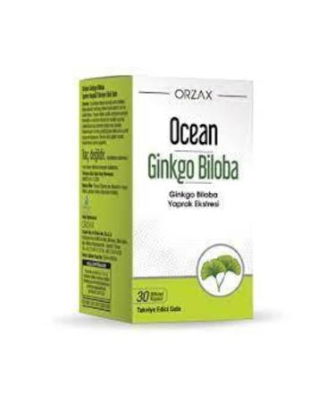 Ocean Ginkgo Biloba Food Supplement 30 Herbal Capsules