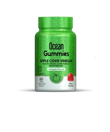 Ocean Gummies Apple Cider Vinegar 60 Chewable Form