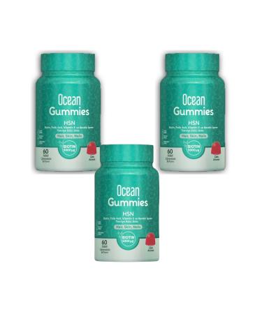 Ocean GUMMIES HSN 60 Pieces Chewable Gel Form X3