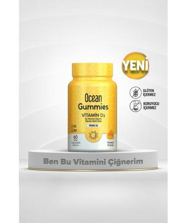 Ocean Gummies Vitamin D3 60 Chewable Form 2 Pieces - Buy Online on GoSupps.com
