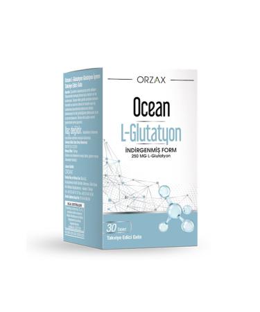 Ocean L-Glutathione 250 mg 30 Tablets Food Supplement Containing L-Glutathione