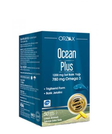 Ocean Plus Omega 3 1200 Mg 50 Capsules Fish Oil